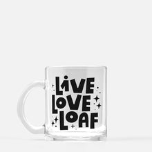 Load image into Gallery viewer, GLASS MUG | Live Love Loaf
