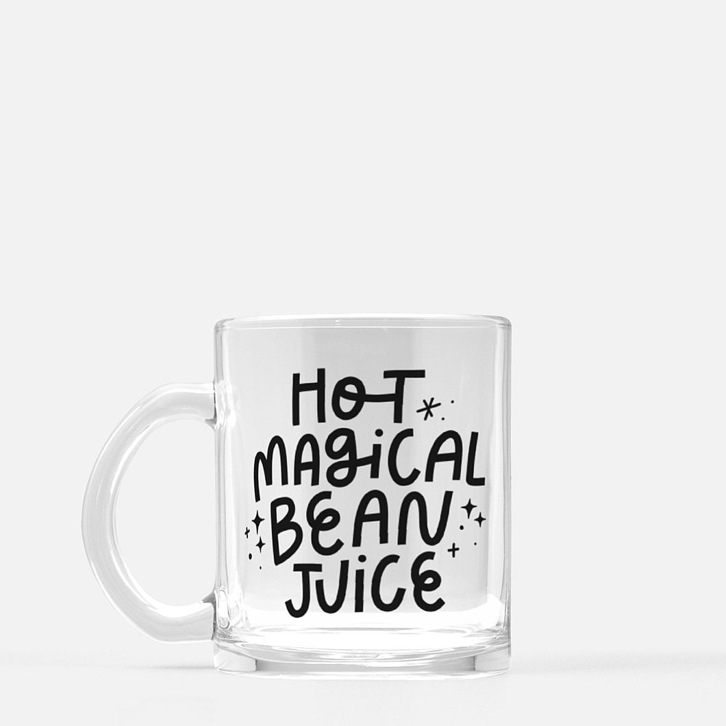 GLASS MUG | Hot Magical Bean Juice